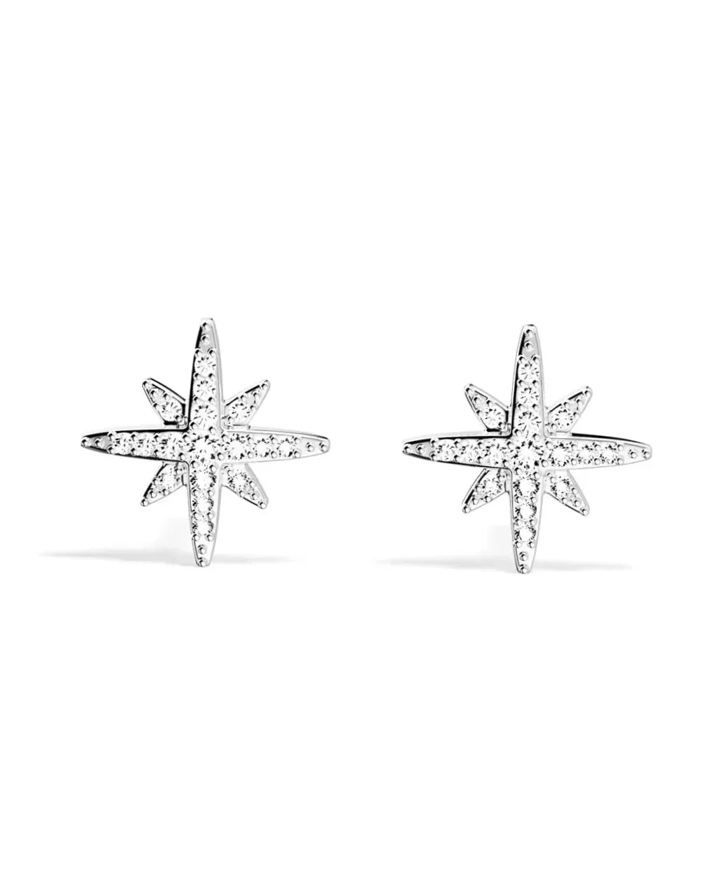 Boucles d'oreilles APM Monaco Météorites argent 925 zirconium femme