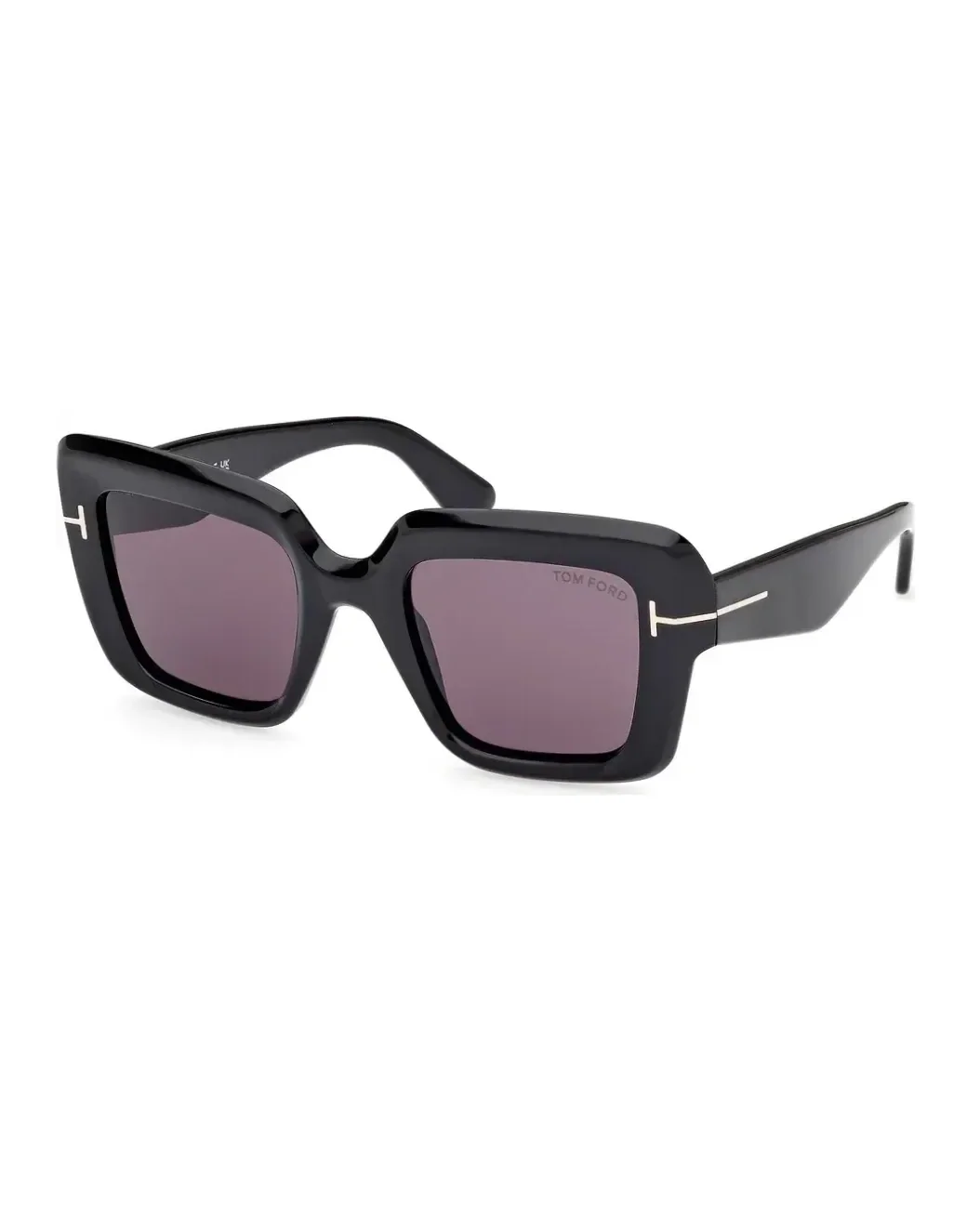 Lunettes de soleil Tom Ford Esme FT1157 carrée acétate noir