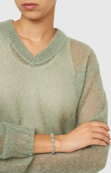 Bracelet Gema Bleu et Blanc — vue 3