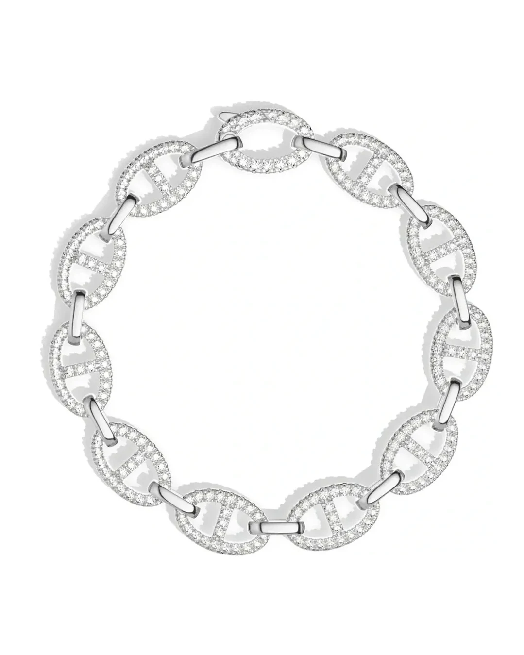 Bracelet APM Monaco Maille Marine Argent 925 Femme