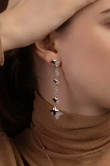 Boucles d'oreilles Drop Météorites APM Monaco — vue 3