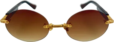 Chrome Hearts Deep III Rondes Marron — vue 2