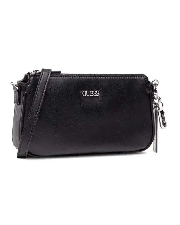 Sac Guess Arie mini simili cuir noir et blanc