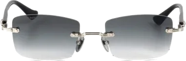 Chrome Hearts Deep II - Lunettes de soleil rectangulaires — vue 2