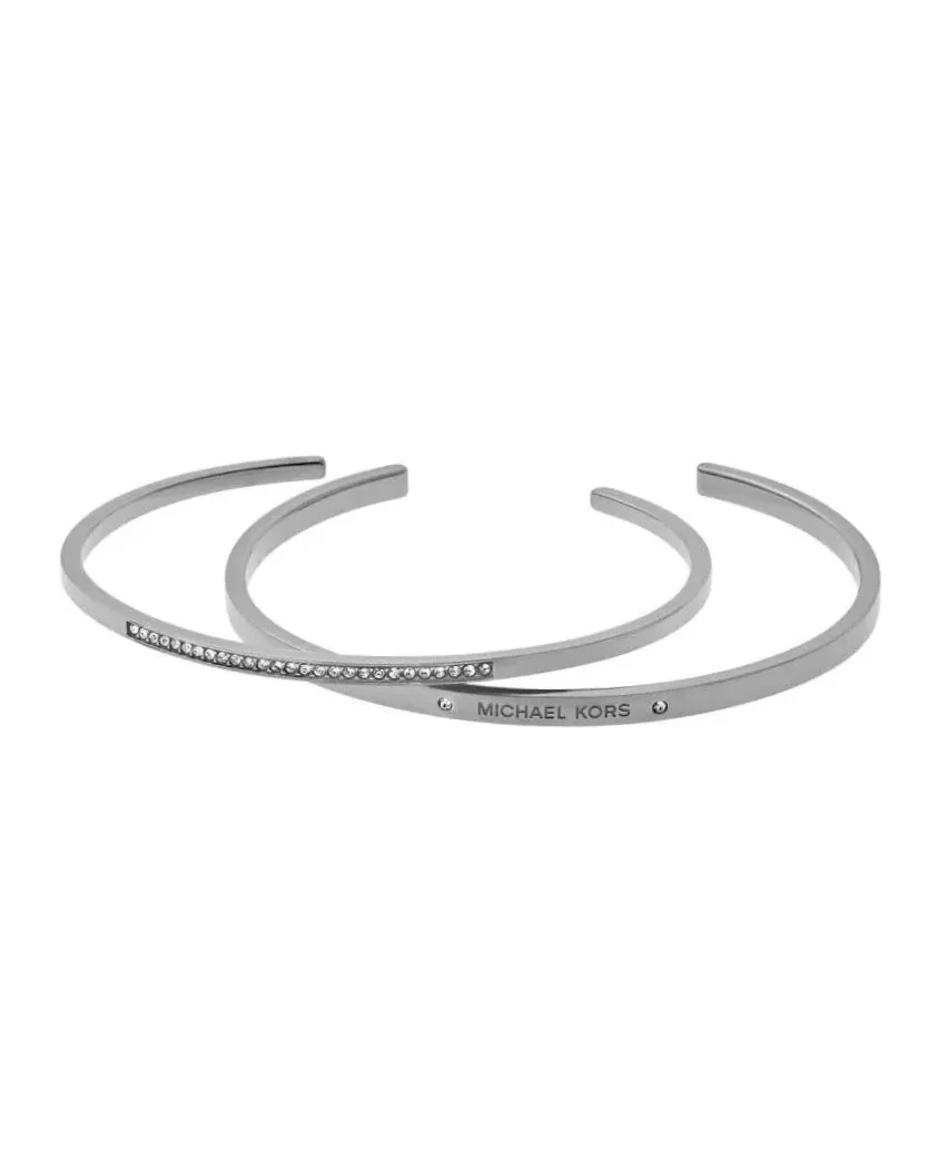 Bracelet Michael Kors acier inoxydable argenté femme