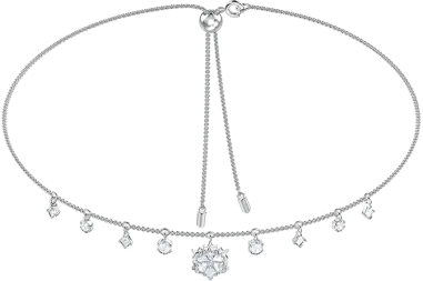 Collier Magic Flocon de Neige - Cristaux Swarovski Rhodié