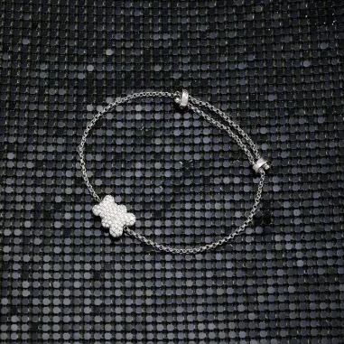 Bracelet Ajustable Yummy Bear Baby Snow APM Monaco — vue 3