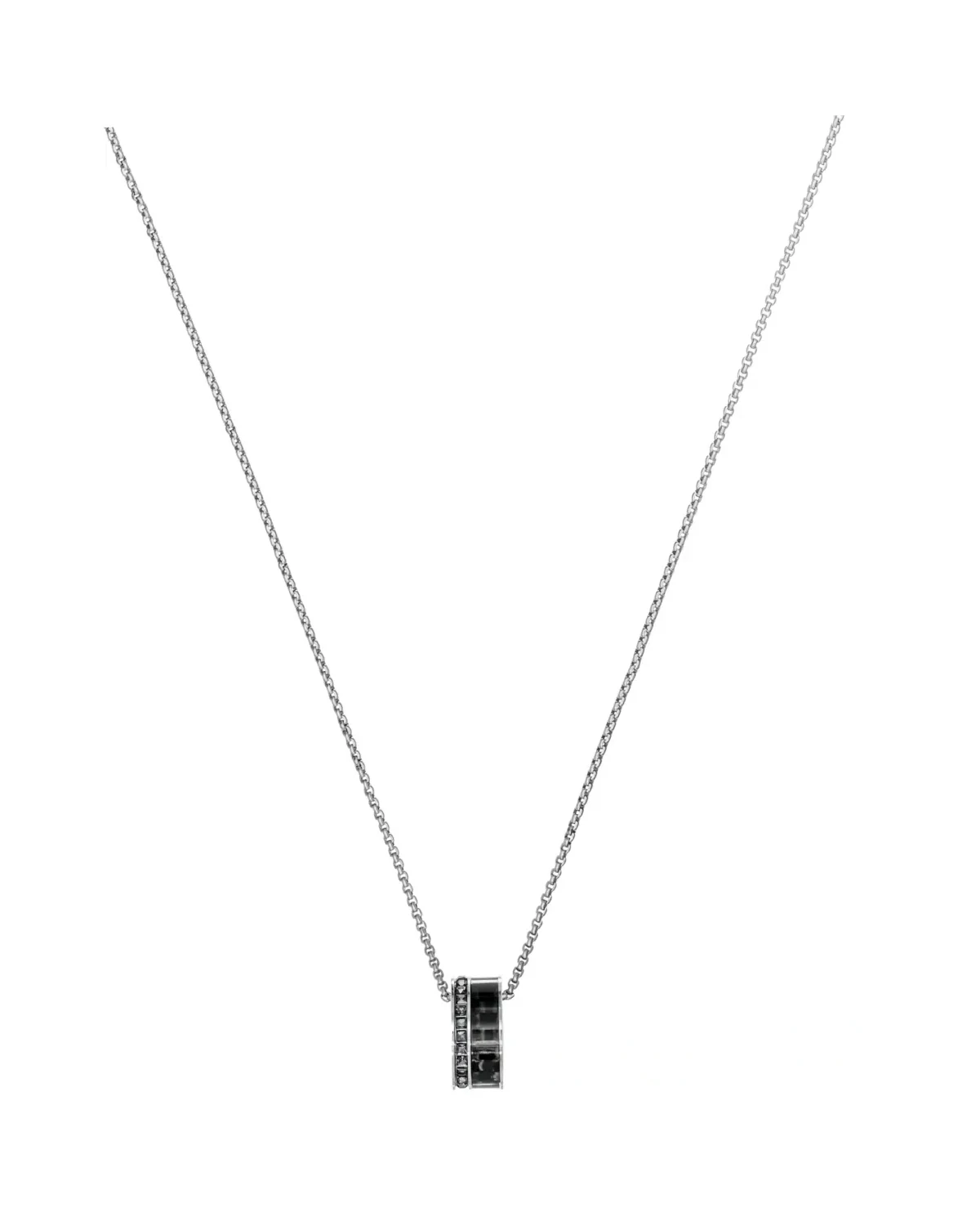 Collier Swarovski Alto acier inoxydable argent homme