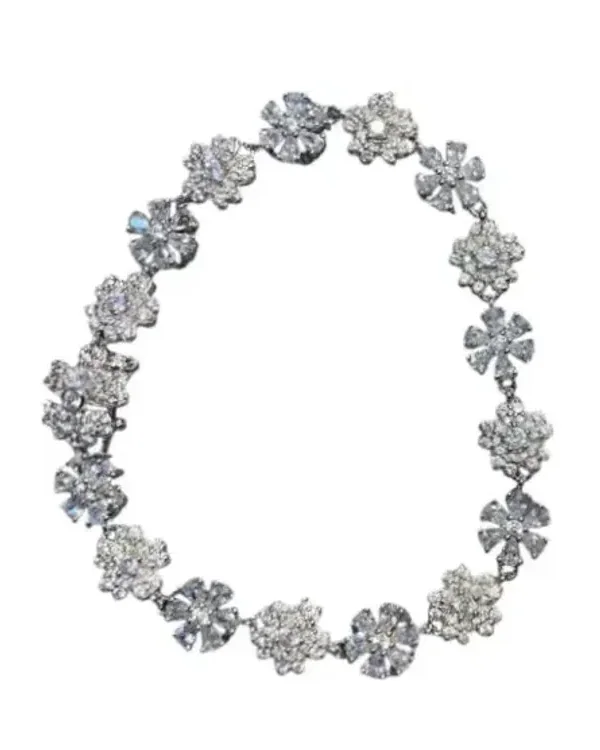 Bracelet APM Monaco Collection Floral Argent 925 Zirconium Femme