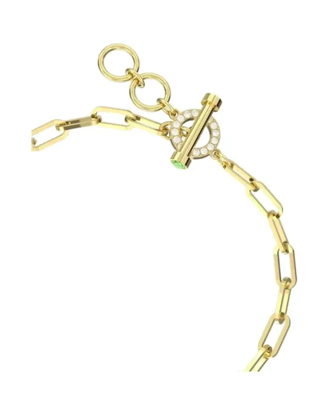 Bracelet Swarovski Teddy métal plaqué or rose femme