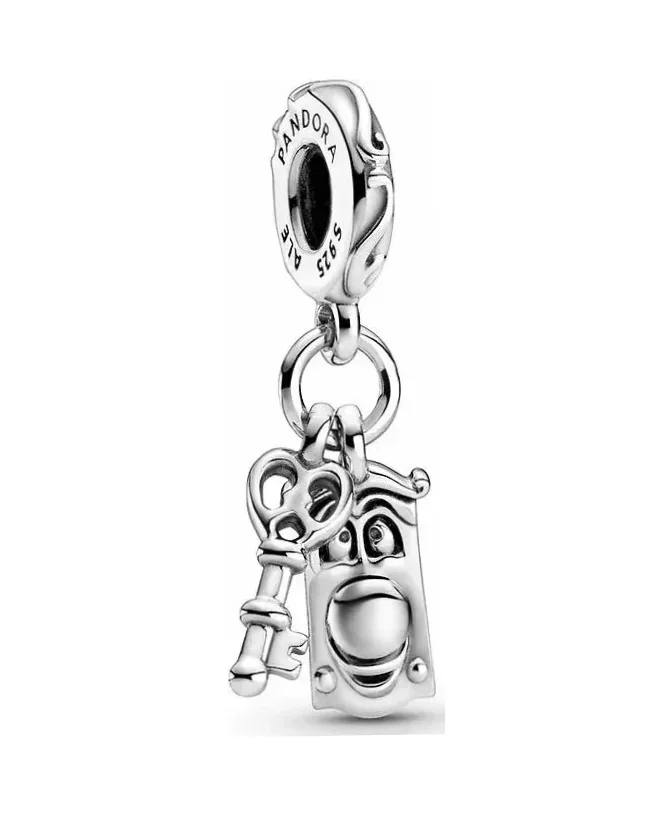 Charm Pandora Disney Poignée de Porte Parlante Argent 925