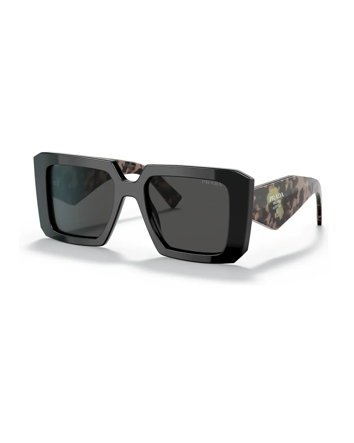 Lunettes de soleil Prada PR23YS carré acétate écaille de tortue