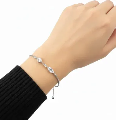 Bracelet Ajustable Double Pierre APM Monaco — vue 2