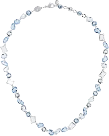 Collier Gema Bleu et Blanc Swarovski — vue 2