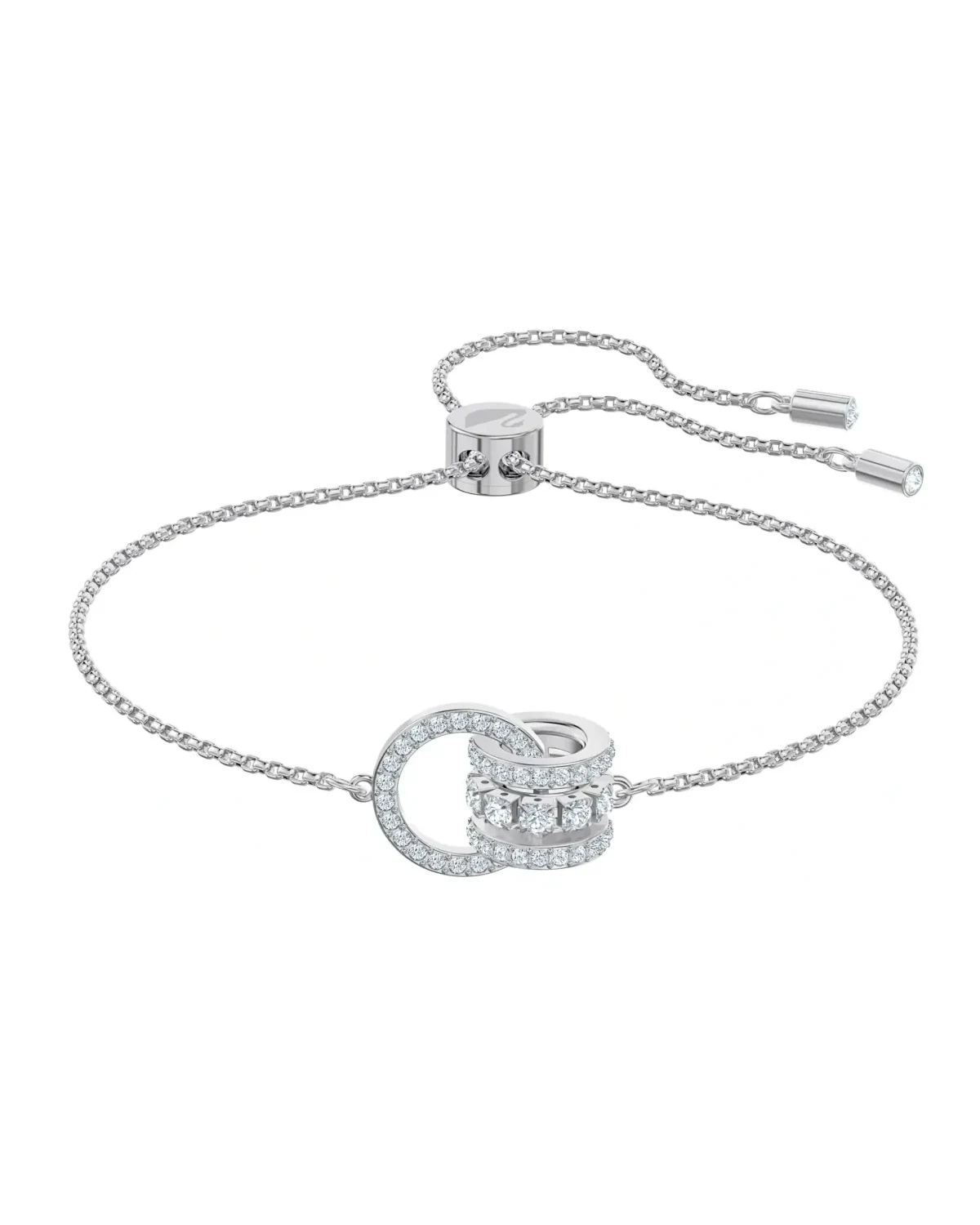 Bracelet Swarovski Further plaqué rhodium cristaux blancs femme