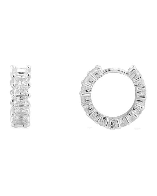 Boucles d'oreilles APM Monaco Éclat en Anneaux argent 925 zirconium femme