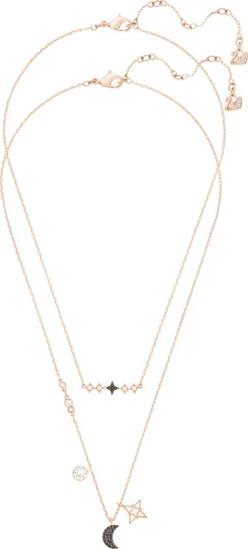 Collier Symbolica Double Parure Lune et Étoile - Or Rosé — vue 2