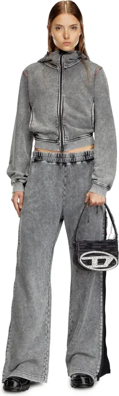 Sac Diesel 1DR - Toile denim et cuir avec bandoulière — vue 5