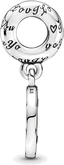 Charm Coeur Scintillant Rose - Pandora — vue 2