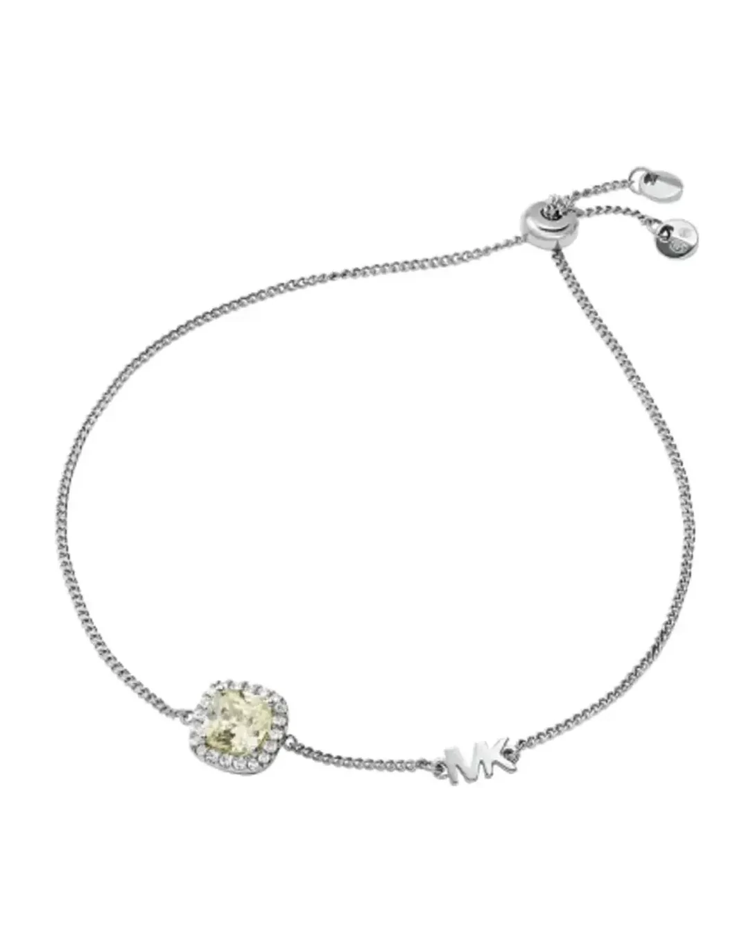 Bracelet Michael Kors Premium coulissant argent 925 cristaux femme