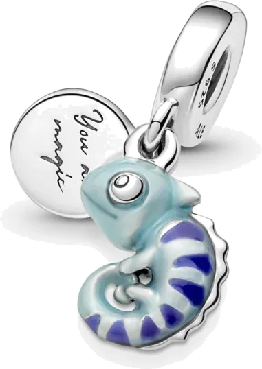Charm Pendant Caméléon Versicolore