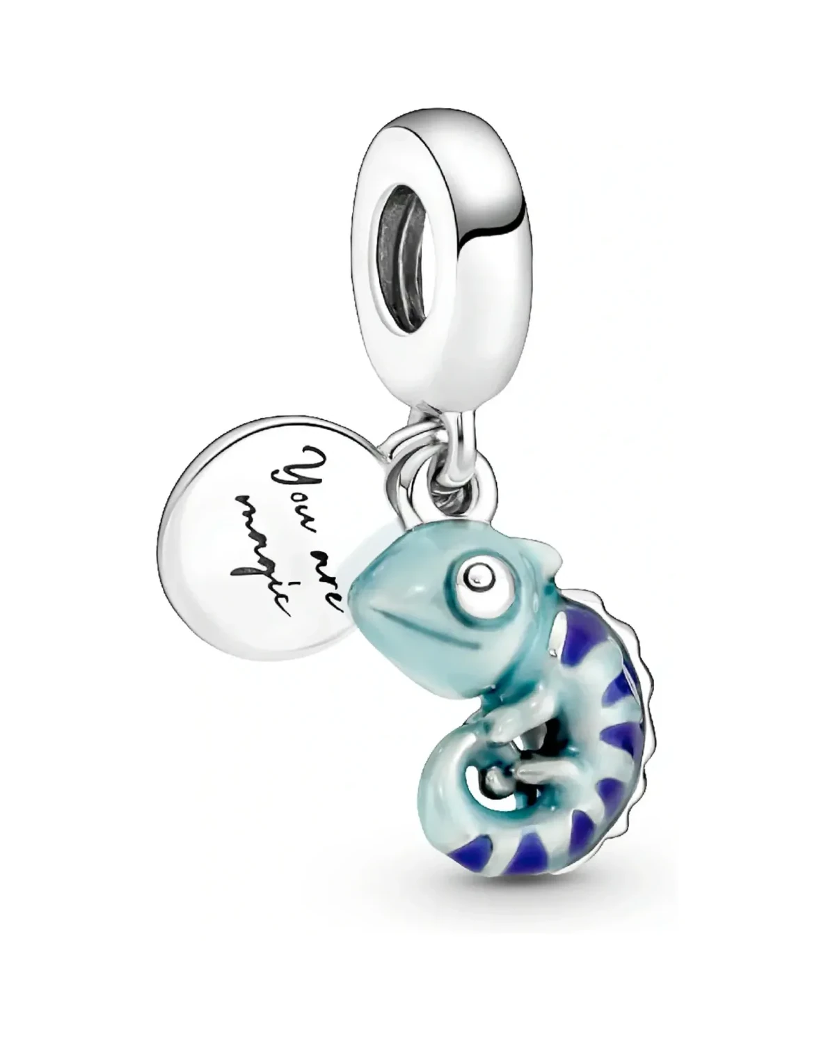 Charm Pandora Pendant Caméléon Argent 925 Multicolore Femme