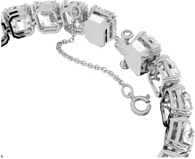 Bracelet Millenia Cristaux Octogone Rhodium — vue 4