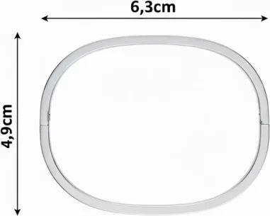 Bracelet Jonc Emporio Armani Acier Argenté — vue 3