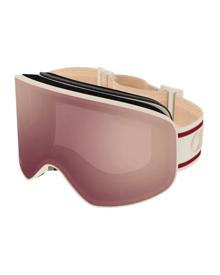 Lunettes de soleil Chloé CH0072S rectangle crème
