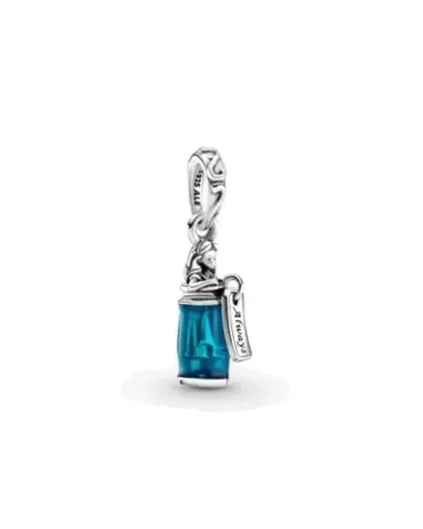 Charm Pandora Alice au pays des merveilles Bois-Moi argent 925 bleu