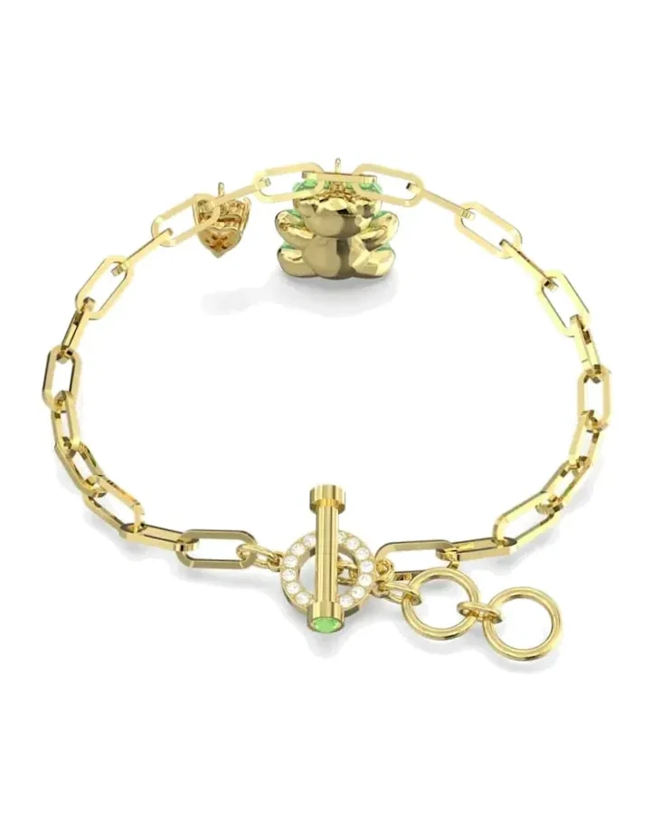 Bracelet Swarovski Teddy ours en métal plaqué or rose Or rose Métal placage ton or rose