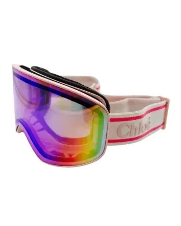 Masque de ski Chloé CH0072S rectangle multicolore verres acrylique