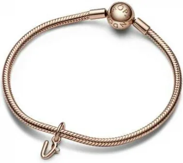 Charm Pendant Alphabet Lettre V Manuscrite Pandora — vue 3