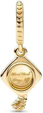 Charm Pendant Chapeau de Diplômé Doré - Pandora Moments — vue 2