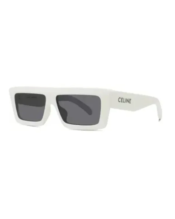 Lunettes de soleil Celine CL40214U25A rectangulaire crème