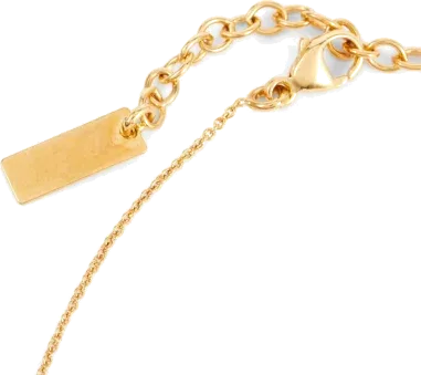 Collier Saint Laurent Cœur Doré — vue 2