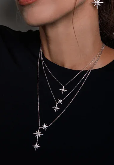 Collier Triple Météorites APM Monaco — vue 3