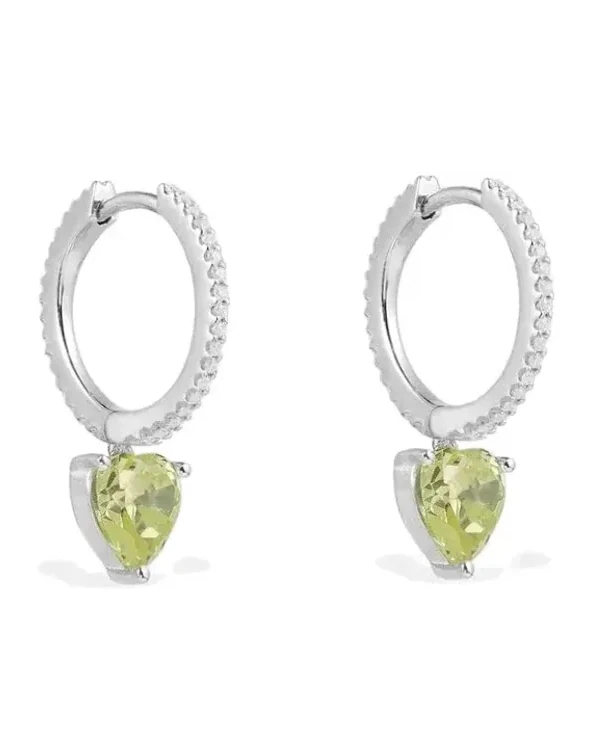Boucles d'oreilles APM Monaco argent 925 oxyde de zirconium argenté