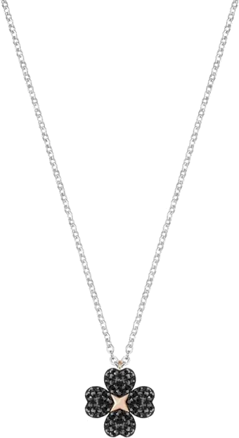 Collier Swarovski Latisha Flower - Pendentif Réversible