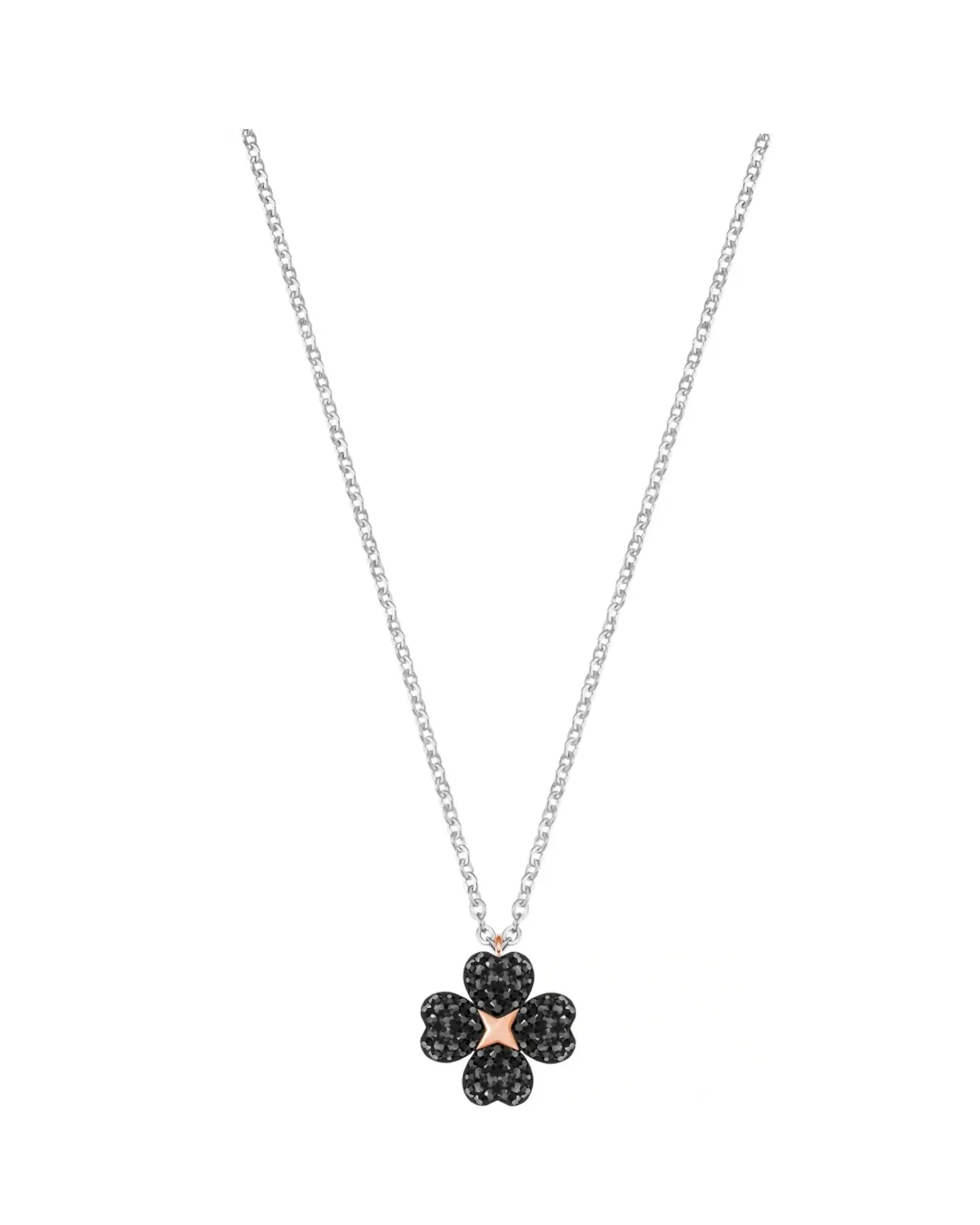 Collier Swarovski Latisha Flower plaqué rhodium cristaux femme