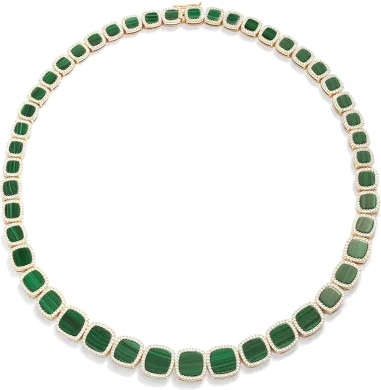 Collier Ras-de-Cou Malachite APM Monaco