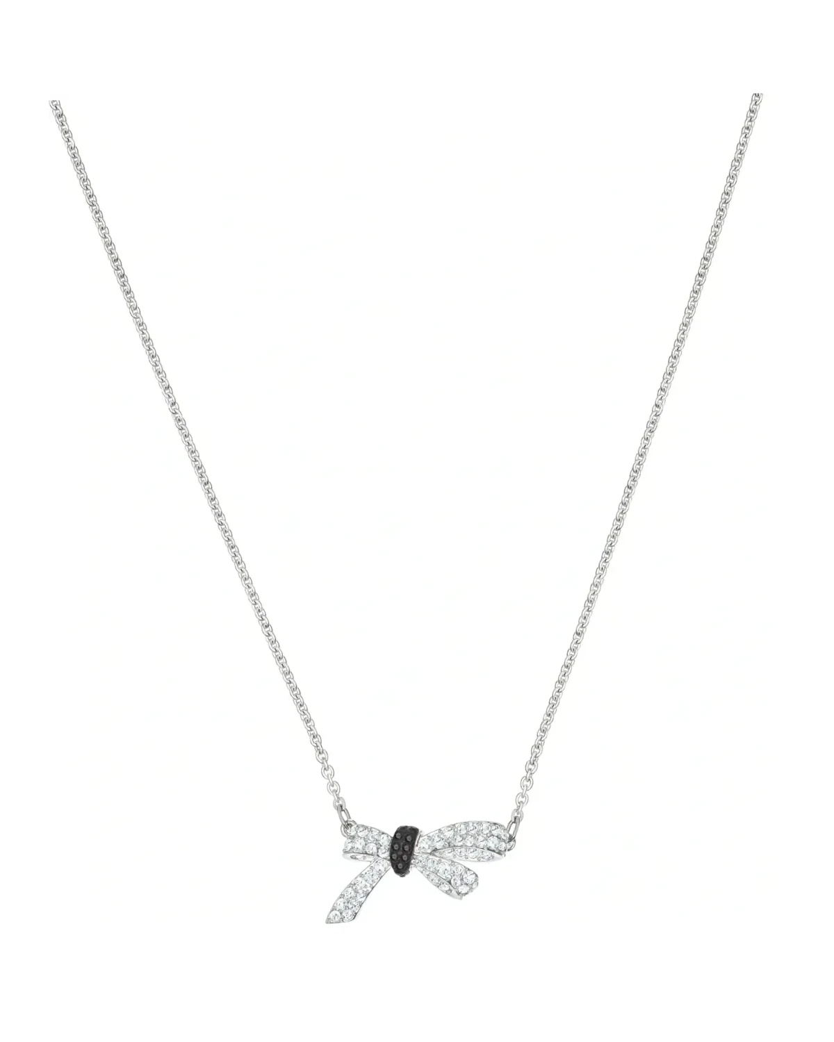 Collier Swarovski Mademoiselle métal plaqué rhodium cristaux zirconium femme