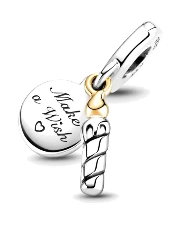 Charm Pandora bougie d'anniversaire argent 925 femme