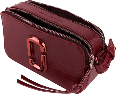 Sac à main bandoulière Marc Jacobs The Snapshot Wine — vue 2