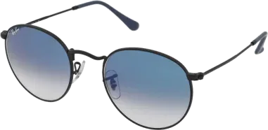 Lunettes de soleil Ray-Ban Round Metal noir mat