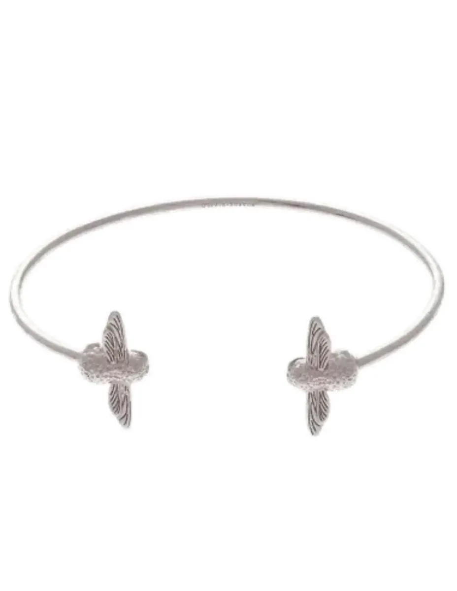 Bracelet Olivia Burton Abeille 3D acier inoxydable argenté femme