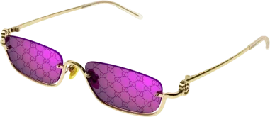 Lunettes de Soleil Gucci Logo GG1278S en Métal