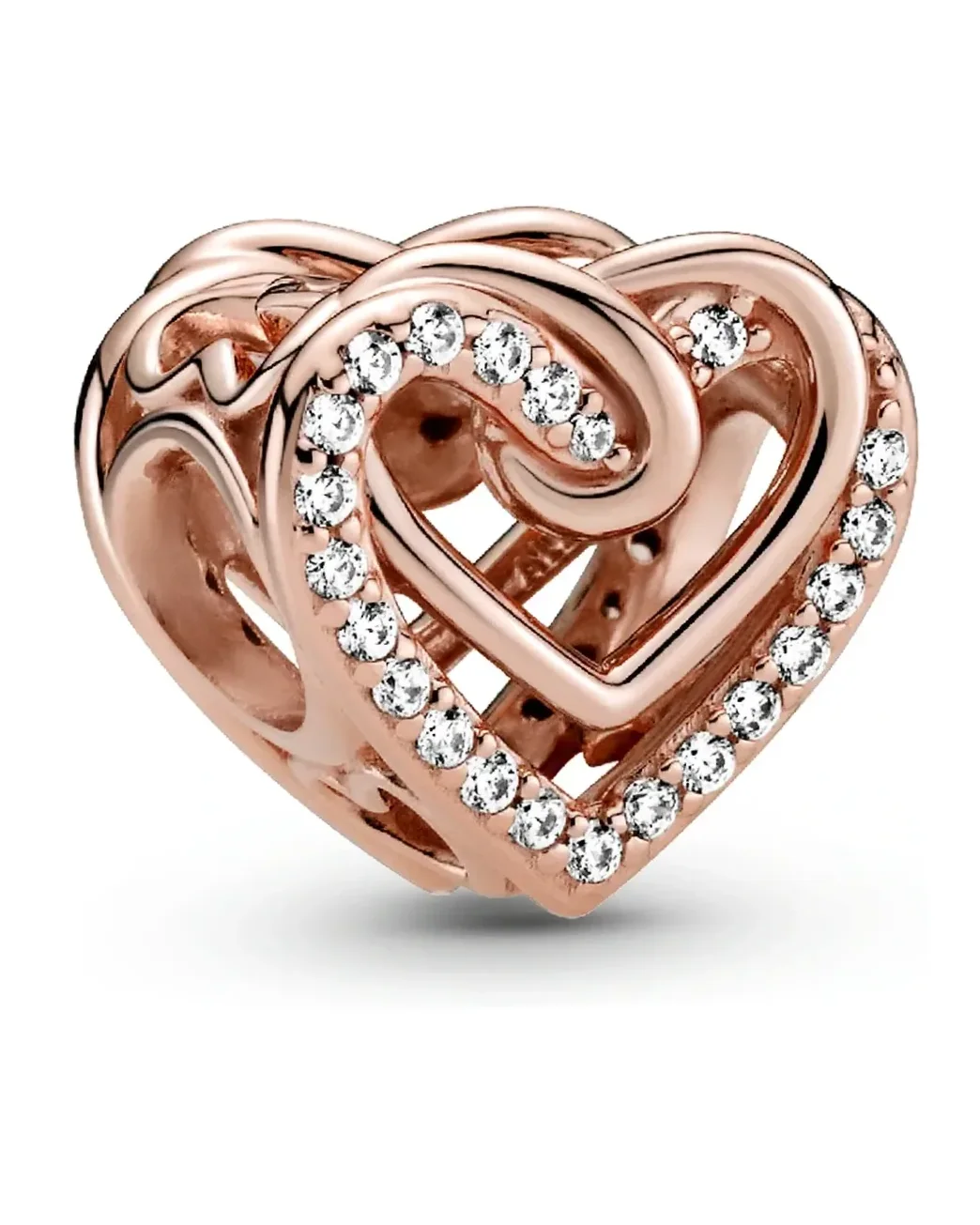 Charm Pandora Cœurs Entrelacés Métal Argent Femme