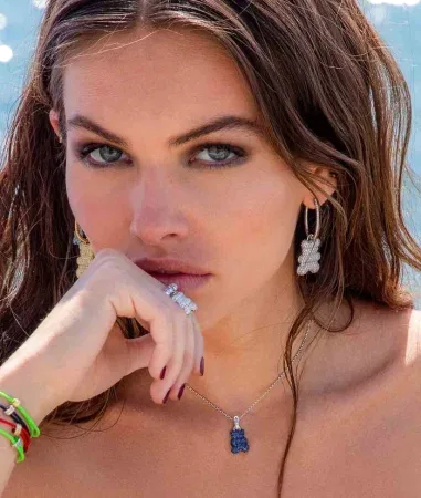 Collier APM Monaco Yummy Bear Baby Baba Argent 925 — vue 2