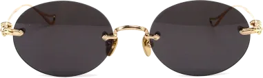 Chrome Hearts Sinnergasm B - Lunettes de soleil monture ovale métal — vue 15